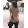 image:imageAUTOMET Womens Short Sleeve Tops Fall Shirts 2026 Lightweight SweaterCoffee Brown