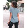 image:imageAUTOMET Womens Short Sleeve Tops Fall Shirts 2026 Lightweight SweaterLight Blue