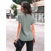 image:imageAUTOMET Womens Short Sleeve Tops Fall Shirts 2026 Lightweight SweaterLightgreen