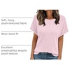 image:imageAUTOMET Womens Short Sleeve Tops Fall Shirts 2026 Lightweight SweaterPink
