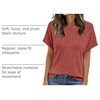 image:imageAUTOMET Womens Short Sleeve Tops Fall Shirts 2026 Lightweight SweaterRed