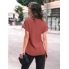 image:imageAUTOMET Womens Short Sleeve Tops Fall Shirts 2026 Lightweight SweaterRed