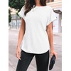 image:imageAUTOMET Womens Short Sleeve Tops Fall Shirts 2026 Lightweight SweaterWhite
