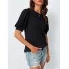 image:imageAUTOMET Womens Short Sleeve Tops Fall Sweater Dressy Casual Blouses 2026Black