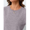 image:imageAUTOMET Womens Short Sleeve Tops Fall Sweater Dressy Casual Blouses 2026Coffeegrey
