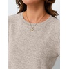 image:imageAUTOMET Womens Short Sleeve Tops Fall Sweater Dressy Casual Blouses 2026Khaki