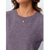 image:imageAUTOMET Womens Short Sleeve Tops Fall Sweater Dressy Casual Blouses 2026Purple