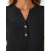 image:imageAUTOMET Womens Short Sleeve Tops Henley Dressy Casual Cute Summer Tops 2026Black