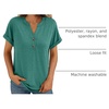 image:imageAUTOMET Womens Short Sleeve Tops Henley Dressy Casual Cute Summer Tops 2026Green