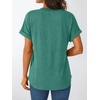 image:imageAUTOMET Womens Short Sleeve Tops Henley Dressy Casual Cute Summer Tops 2026Green
