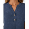 image:imageAUTOMET Womens Short Sleeve Tops Henley Dressy Casual Cute Summer Tops 2026Navy