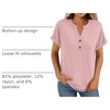 image:imageAUTOMET Womens Short Sleeve Tops Henley Dressy Casual Cute Summer Tops 2026Pink
