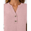 image:imageAUTOMET Womens Short Sleeve Tops Henley Dressy Casual Cute Summer Tops 2026Pink