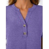 image:imageAUTOMET Womens Short Sleeve Tops Henley Dressy Casual Cute Summer Tops 2026Purple