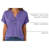 image:imageAUTOMET Womens Short Sleeve Tops Henley Dressy Casual Cute Summer Tops 2026Purple
