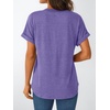 image:imageAUTOMET Womens Short Sleeve Tops Henley Dressy Casual Cute Summer Tops 2026Purple