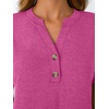 image:imageAUTOMET Womens Short Sleeve Tops Henley Dressy Casual Cute Summer Tops 2026Rose