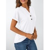 image:imageAUTOMET Womens Short Sleeve Tops Henley Dressy Casual Cute Summer Tops 2026White