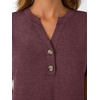 image:imageAUTOMET Womens Short Sleeve Tops Henley Dressy Casual Cute Summer Tops 2026Wine