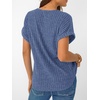 image:imageAUTOMET Womens Short Sleeve V Neck Cute Tops 2026 Fall Fashion SweatersBlue