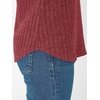image:imageAUTOMET Womens Short Sleeve V Neck Cute Tops 2026 Fall Fashion SweatersBurgundy