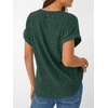 image:imageAUTOMET Womens Short Sleeve V Neck Cute Tops 2026 Fall Fashion SweatersDark Green