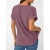 image:imageAUTOMET Womens Short Sleeve V Neck Cute Tops 2026 Fall Fashion SweatersPurple Red