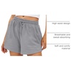 image:imageAUTOMET Womens Sweat Shorts with Pockets Casual Summer Comfy Lounge ShortsCharcoalgrey
