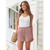 image:imageAUTOMET Womens Sweat Shorts with Pockets Casual Summer Comfy Lounge ShortsDarkpink