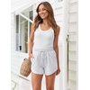 image:imageAUTOMET Womens Sweat Shorts with Pockets Casual Summer Comfy Lounge ShortsGrey
