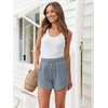 image:imageAUTOMET Womens Sweat Shorts with Pockets Casual Summer Comfy Lounge ShortsGreyblue