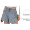 image:imageAUTOMET Womens Sweat Shorts with Pockets Casual Summer Comfy Lounge ShortsGreyblue