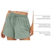 image:imageAUTOMET Womens Sweat Shorts with Pockets Casual Summer Comfy Lounge ShortsGreygreen