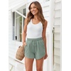 image:imageAUTOMET Womens Sweat Shorts with Pockets Casual Summer Comfy Lounge ShortsGreygreen