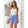 image:imageAUTOMET Womens Sweat Shorts with Pockets Casual Summer Comfy Lounge ShortsLightblue