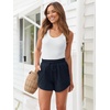 image:imageAUTOMET Womens Sweat Shorts with Pockets Casual Summer Comfy Lounge ShortsNavy