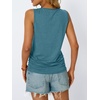 image:imageAUTOMET Womens Tank Tops Square Neck Sleeveless Summer TopsBluegreen