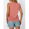 image:imageAUTOMET Womens Tank Tops Square Neck Sleeveless Summer TopsCoral