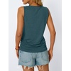 image:imageAUTOMET Womens Tank Tops Square Neck Sleeveless Summer TopsDarkgreen