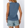 image:imageAUTOMET Womens Tank Tops Square Neck Sleeveless Summer TopsGreyblue