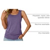 image:imageAUTOMET Womens Tank Tops Square Neck Sleeveless Summer TopsGreypurple