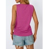 image:imageAUTOMET Womens Tank Tops Square Neck Sleeveless Summer TopsHotpink