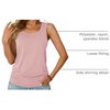 image:imageAUTOMET Womens Tank Tops Square Neck Sleeveless Summer TopsPink