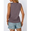 image:imageAUTOMET Womens Tank Tops Square Neck Sleeveless Summer TopsRose Taupe