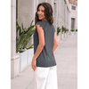 image:imageAUTOMET Womens Tops Casual Dressy Lace Summer Tee 2026 Cap Sleeve T ShirtsBlackgrey