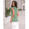 image:imageAUTOMET Womens Tops Casual Dressy Lace Summer Tee 2026 Cap Sleeve T ShirtsGreen