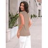 image:imageAUTOMET Womens Tops Casual Dressy Lace Summer Tee 2026 Cap Sleeve T ShirtsKhaki