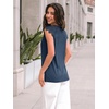 image:imageAUTOMET Womens Tops Casual Dressy Lace Summer Tee 2026 Cap Sleeve T ShirtsNavy