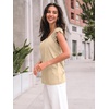 image:imageAUTOMET Womens Tops Casual Dressy Lace Summer Tee 2026 Cap Sleeve T ShirtsYellow