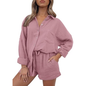 image:imageAUTOMET 2 Piece Sets For Women Lounge Wear Matching Two Piece Outfit01darkpink